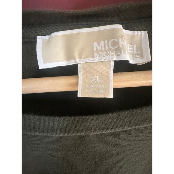 Michael Kors Long sleeve Ruched sides Jersey Dress - Picture 3 of 7